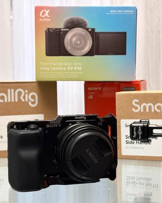 Sony ZV-E10 + Sony 35mm F1.8 + accessori