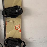 Snowboard Donna Salomon Radiant Attacchi Scarponi