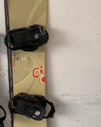 Snowboard Donna Salomon Radiant Attacchi Scarponi