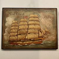 Pittura su tavola “Veliero”