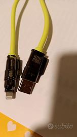 Cavo per ricarica 4 in 1 .
240 w lunghezza 2 m .