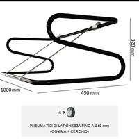 portagonme  con copertura Orazio salvaspazio 1000