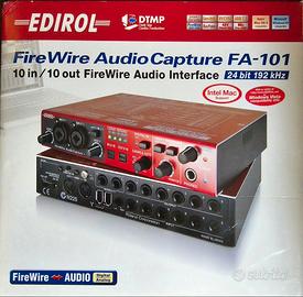 scheda audio EDIROL FIREWIRE AUDIOCAPTURE FA-101
