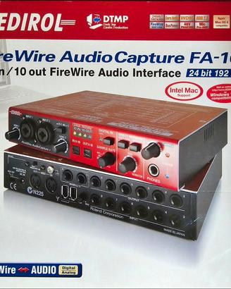 scheda audio EDIROL FIREWIRE AUDIOCAPTURE FA-101