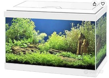 ACQUARIO 17LT bianco con filtro+riscaldatore+acces