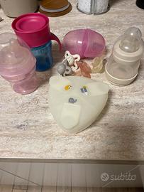 Biberon portaciuccio e cicci