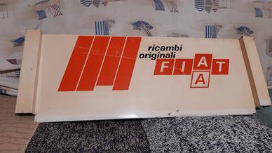 Insegna Fiat ricambi metallica poss sped
