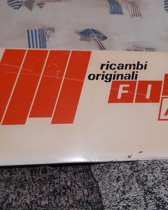 Insegna Fiat ricambi metallica poss sped