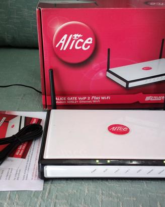 Modem Router WIFI ADSL2+ Alice Gate Voip 2 Plus