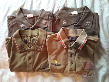 4 polo esercito italiano taglia M