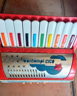 Fisarmonica Bontempi Vico anni 60 70 vintage 