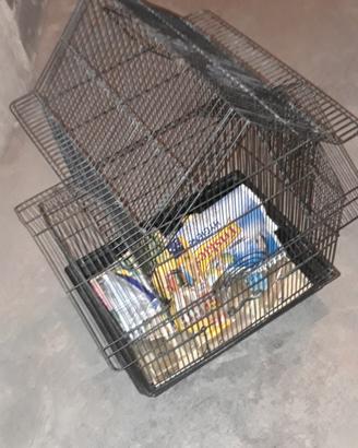 gabbia per uccelli cocorite pappagalli