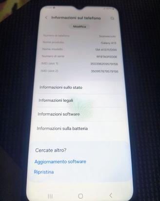 Samsung Galaxy A13 32GB 3GB RAM Nero SM-A137F/DSN 