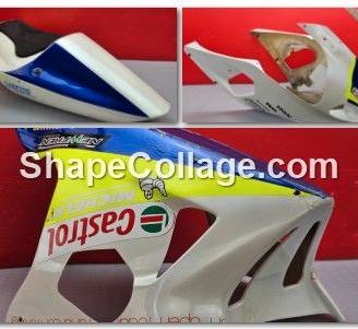 SET CARENE SUZUKI GSXR 750 2001 2002 GSX R 2003