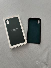 Apple Cover iPhone XS Max in pelle - Verde