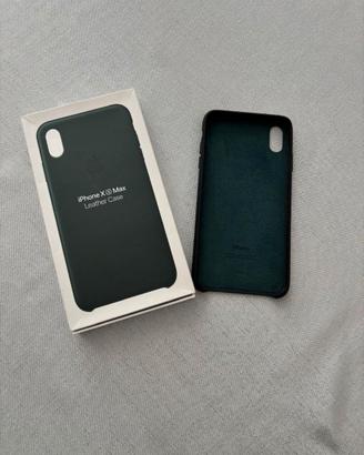 Apple Cover iPhone XS Max in pelle - Verde