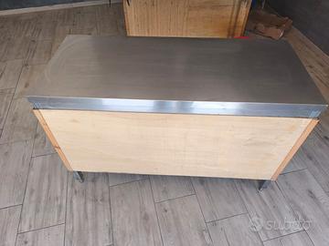 Tavolo Acciaio 140 CM