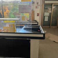 Banco cassa supermercato completo nastro+scanner