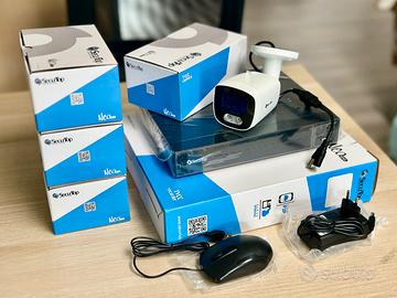 Kit videosorveglianza 4 telecamere + registratore