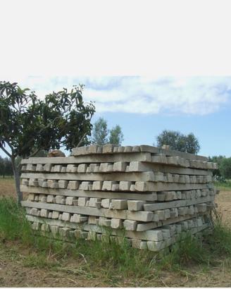 Pali cemento per vigneto o recinzione ,con basette