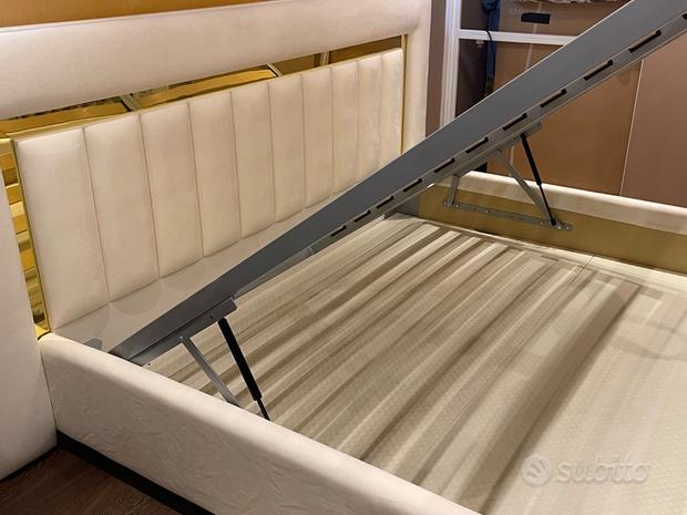 Letto matrimoniale con contenitore