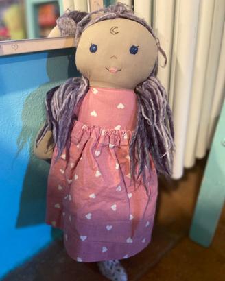 peluche bambola fatta a mano