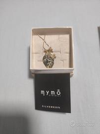 collana d'argento placata oro
