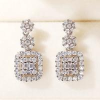 Orecchino pendente da sposa elegante