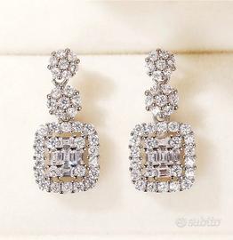 Orecchino pendente da sposa elegante