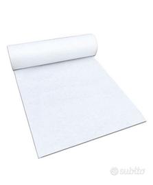 Rotolo mouquette bianca 2 x 20 per cerimonie sposi