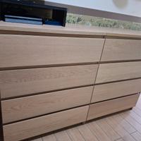 Due cassettiere malm Ikea.