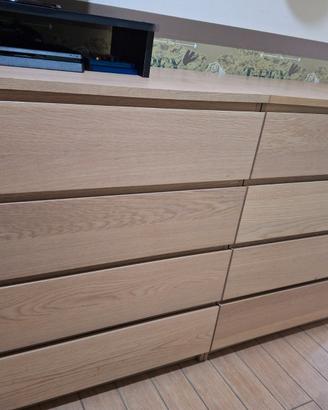 Due cassettiere malm Ikea.