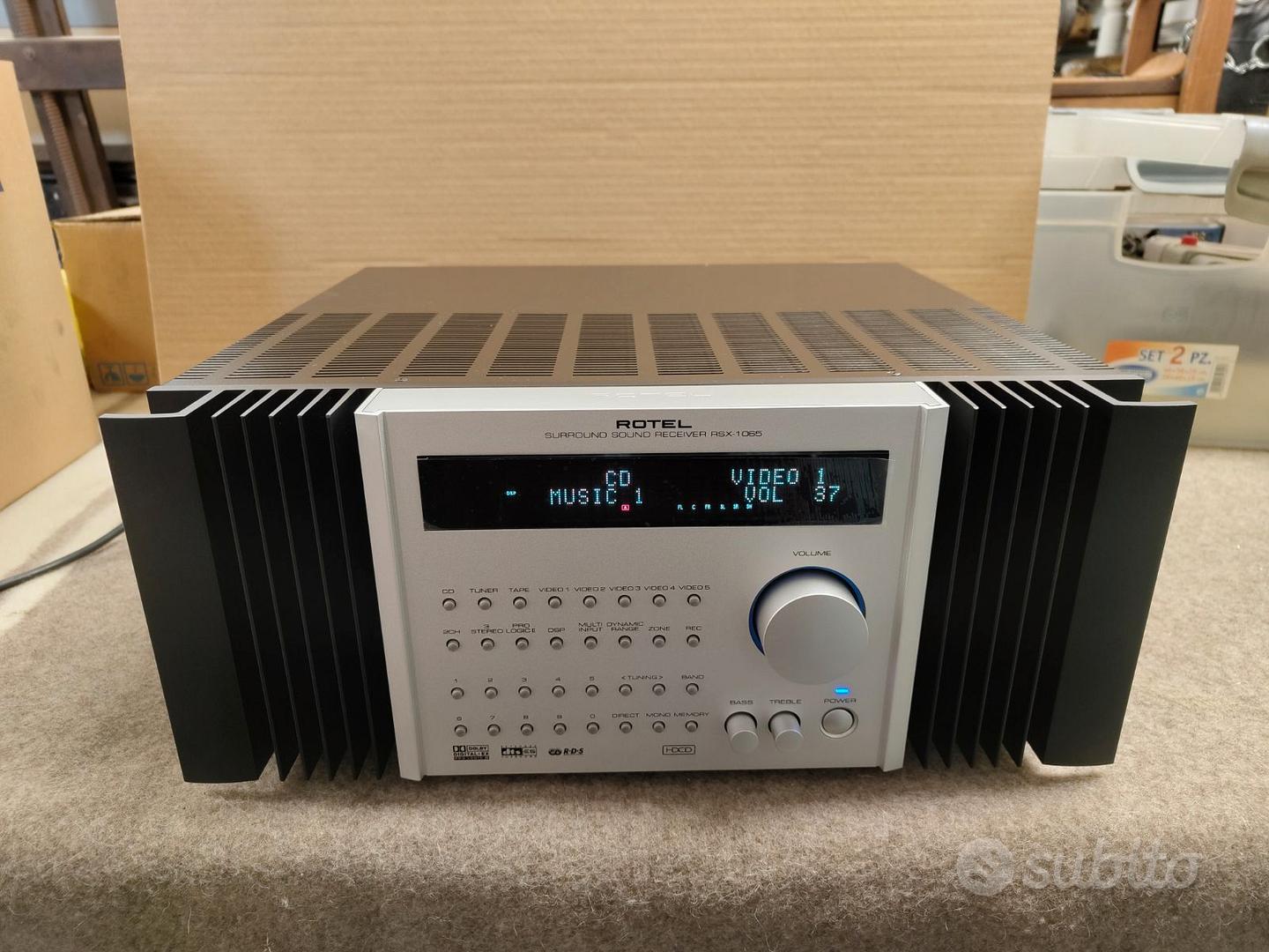 ROTEL RSX-1065 Amplificatore Ricevitor Audio Hi-Fi - Audio/Video In ...