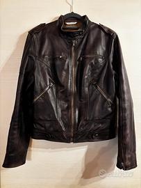 Giacca Bikers in vera pelle Rifle Jeans - XL