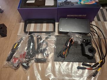 carplay moto 6,25",  2 dashcam, telecomando