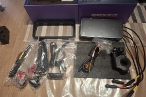 carplay moto 6,25",  2 dashcam, telecomando
