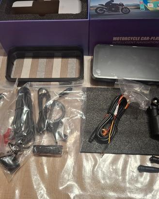carplay moto 6,25",  2 dashcam, telecomando