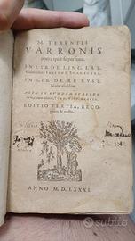 1581 Marco Terenzio Varrone editio tertia-Henri Es