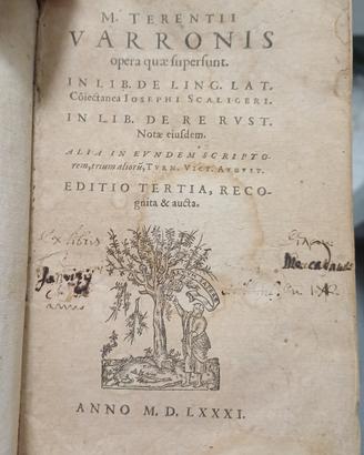 1581 Marco Terenzio Varrone editio tertia-Henri Es