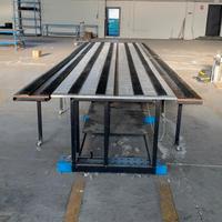 Tavolo artigianale per produzione avvolgibili