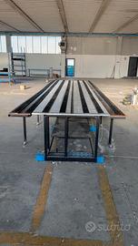 Tavolo artigianale per produzione avvolgibili