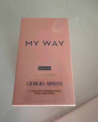Armani My Way Intense 90ml Nuovo Originale
