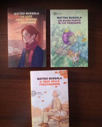 MATTEO BUSSOLA - 3 SUOI LIBRI  tra cui L'ULTIMO