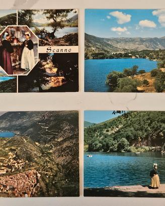 4 Cartoline Scanno anni '60-'70 P.Marzari