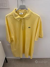 Polo Lacoste gialla taglia 7 XL