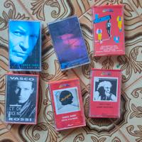 lotto musicassette di Vasco Rossi 