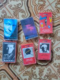 lotto musicassette di Vasco Rossi 