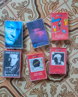 lotto musicassette di Vasco Rossi 