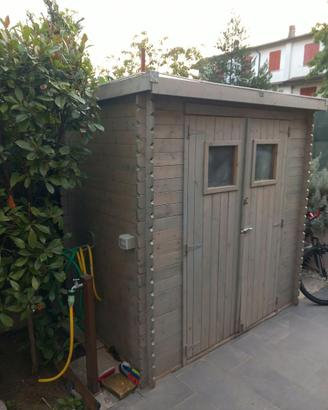 Casetta di legno ricovero attrezzi 200x130 h200