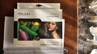 Bigodini arricciacapelli 18 pezzi nuovo